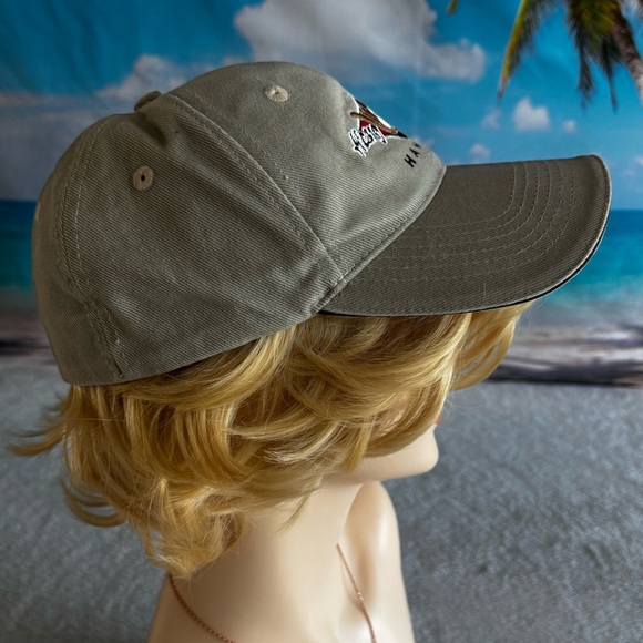Hang Loose Hawaii Headwear Embroidered Baseball Ball Cap Light Gray Hat NWOT - Picture 13 of 14